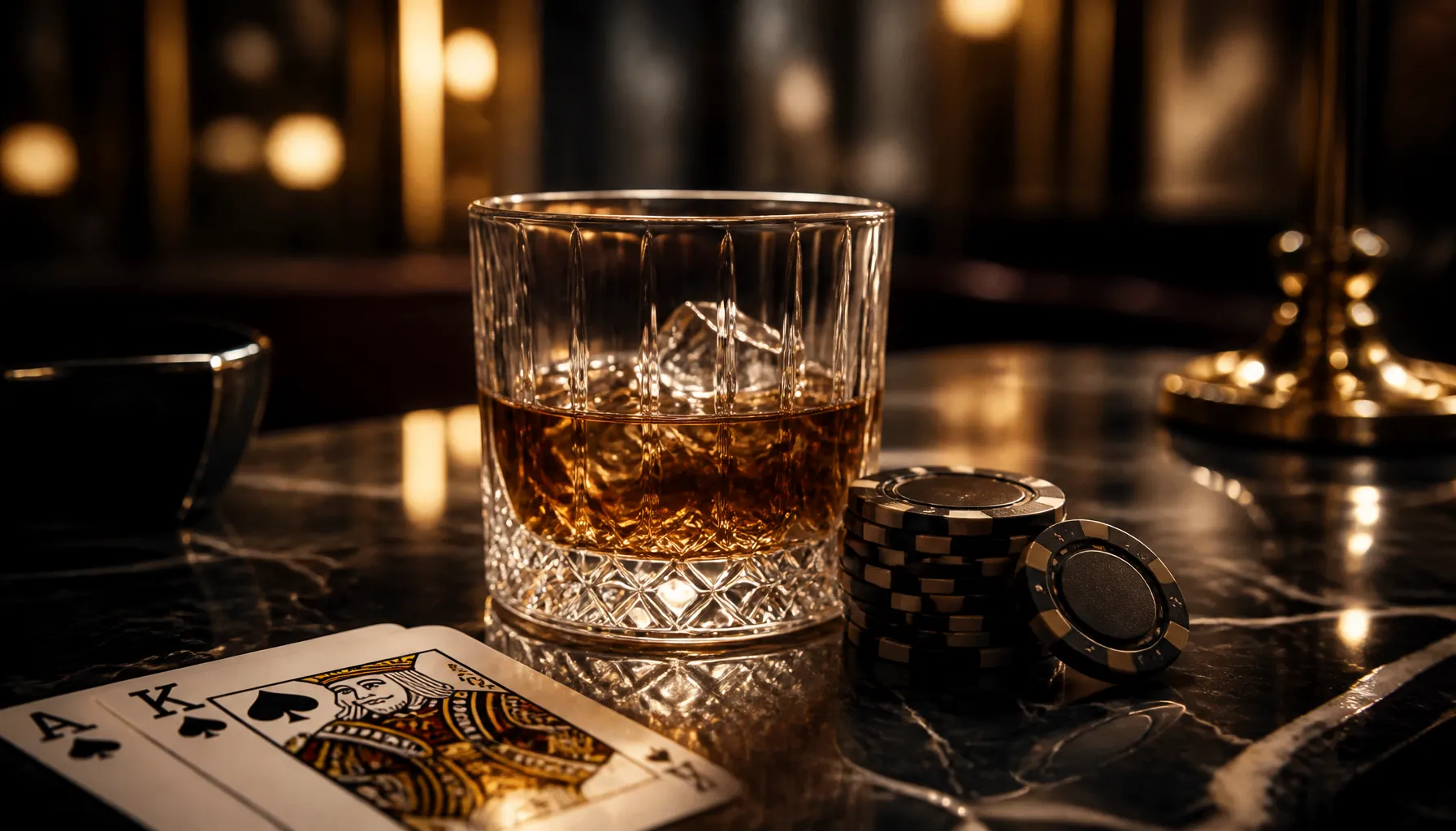 Close-up of a gleaming golden trophy resting on deep emerald velvet, dramatic cinematic warm lighting with bokeh background