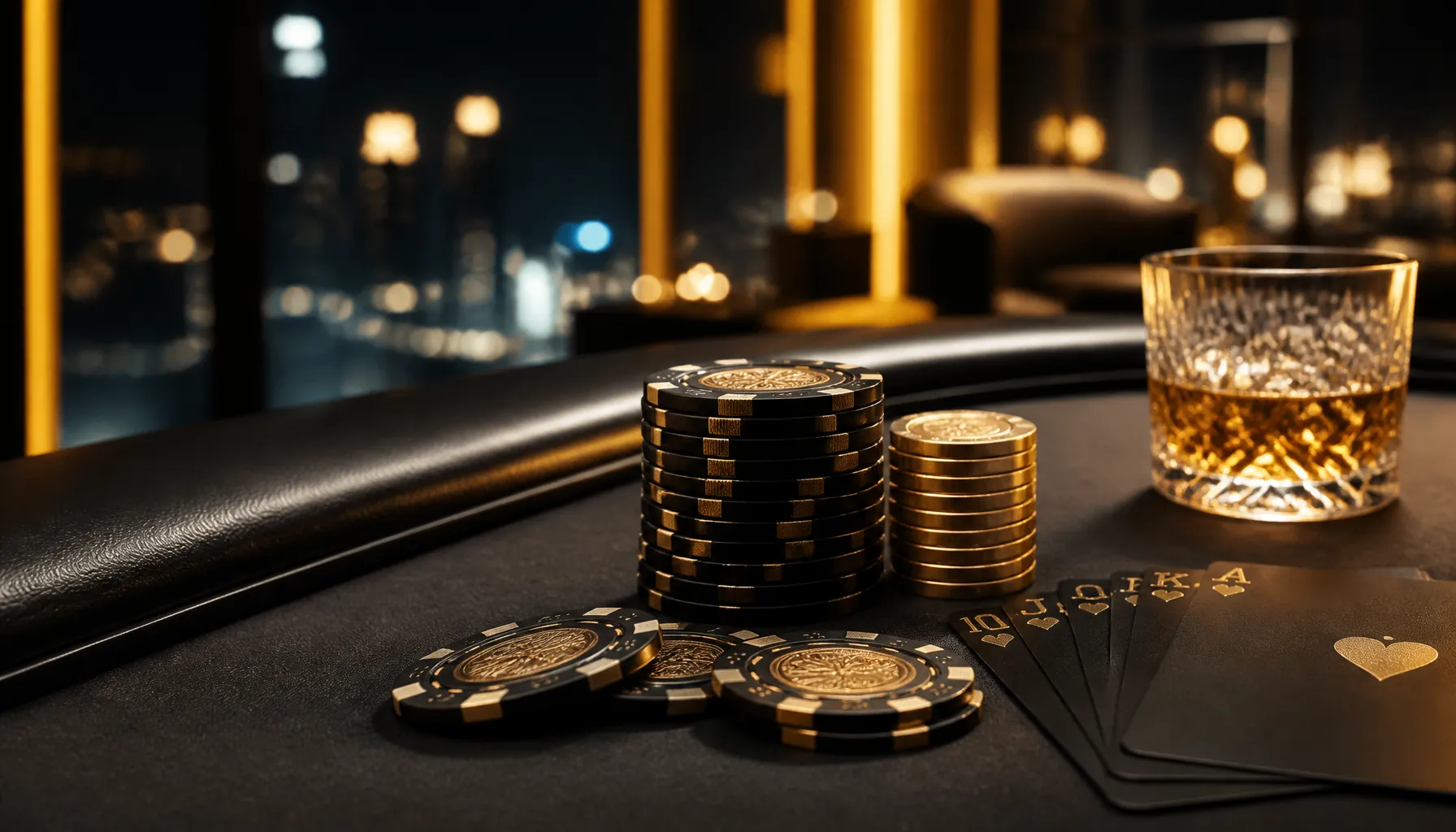 Close-up of a gleaming golden trophy resting on deep emerald velvet, dramatic cinematic warm lighting with bokeh background